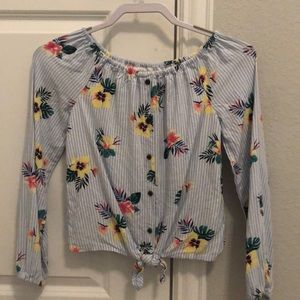 Flowery long sleeve
